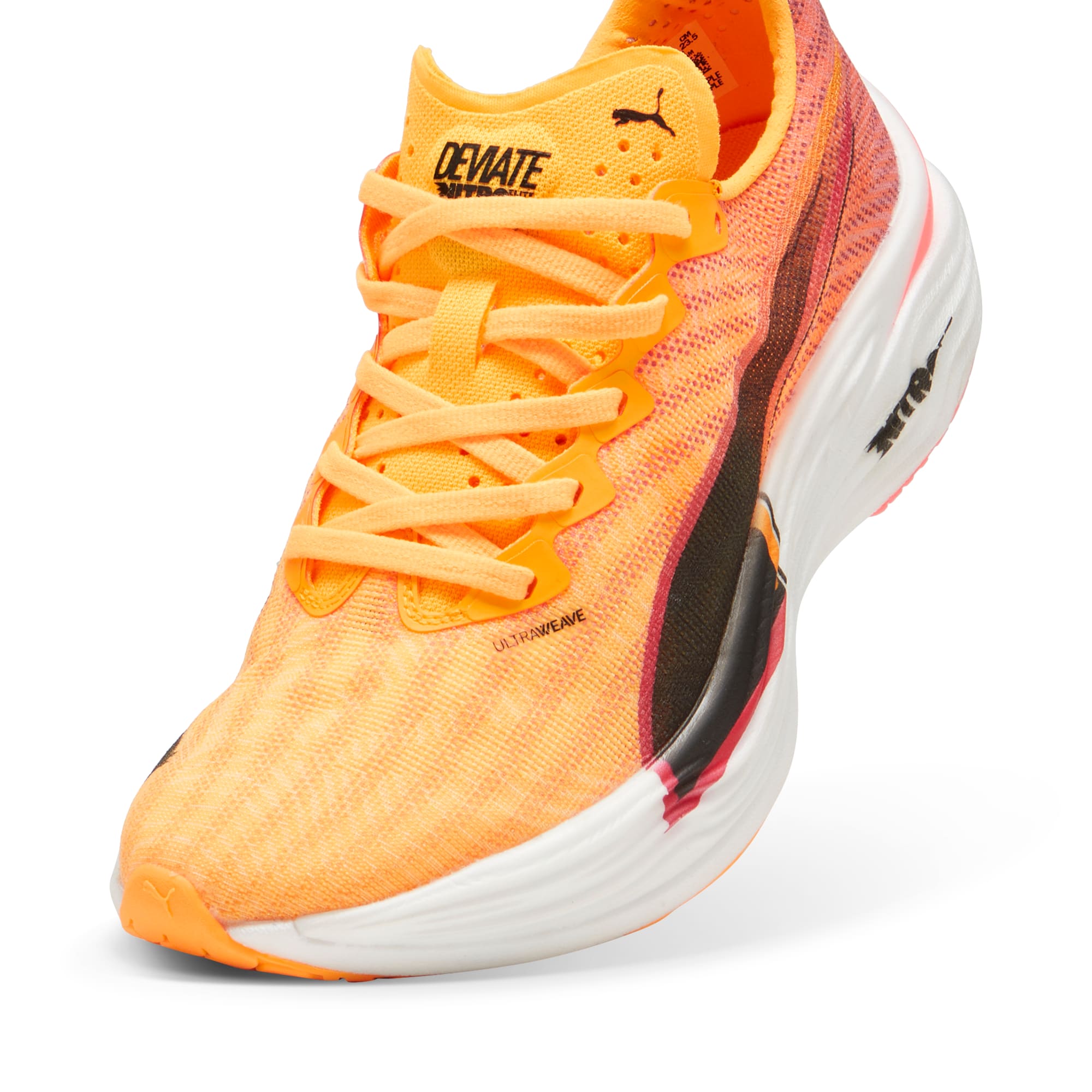 PUMA Deviate NITROâ¢ Elite 3 hardloopschoenen voor Dames, Sun Stream-Sunset Glow